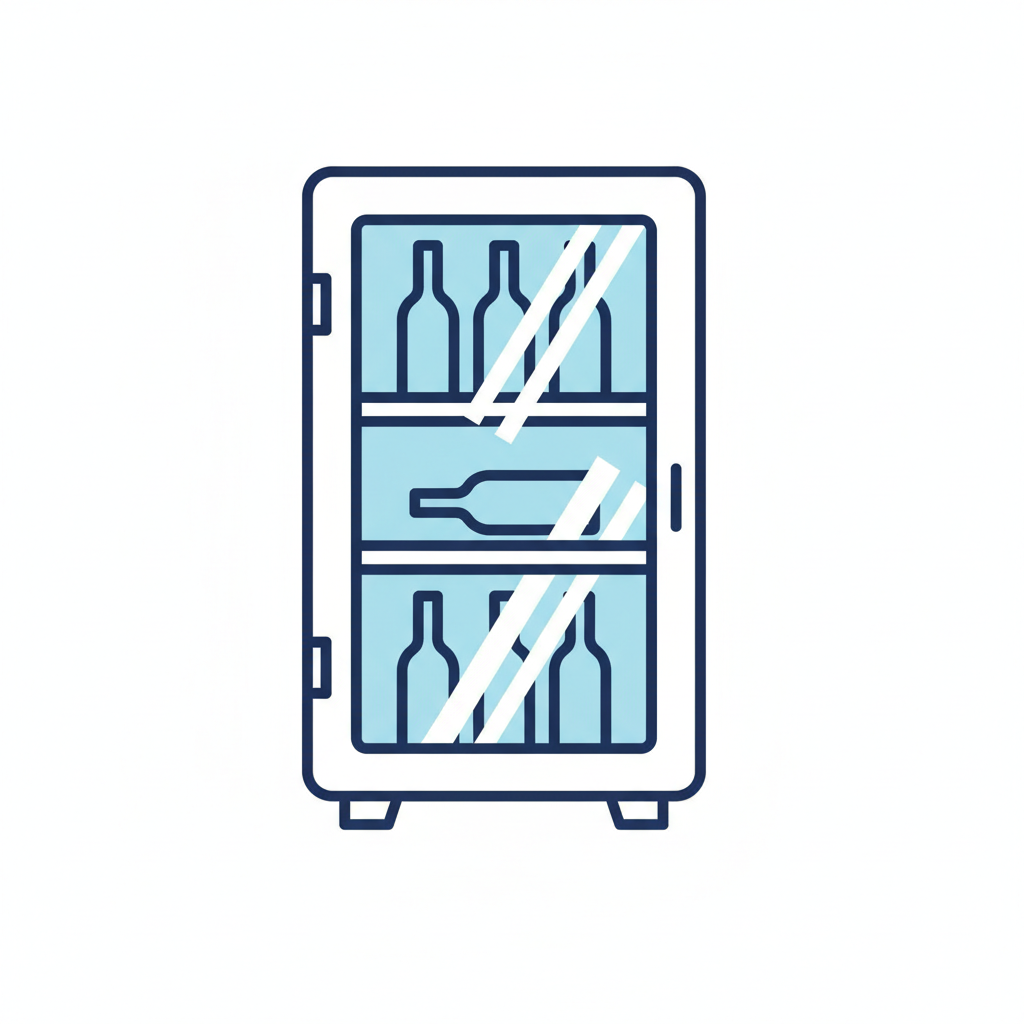Wine cooler icon